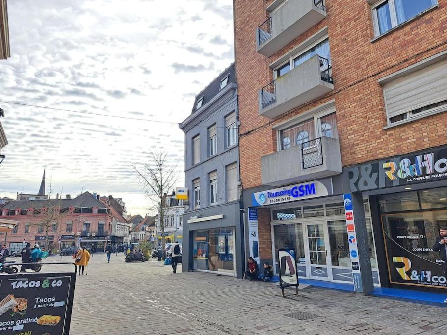 Ferienwohnung Magnifique T3 Avec Balcon Au Pied Du Metro Colbert Tourcoing Exterior foto